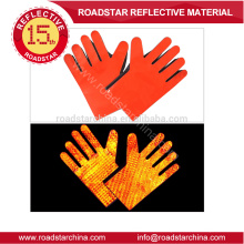 High visibility reflective glove for police